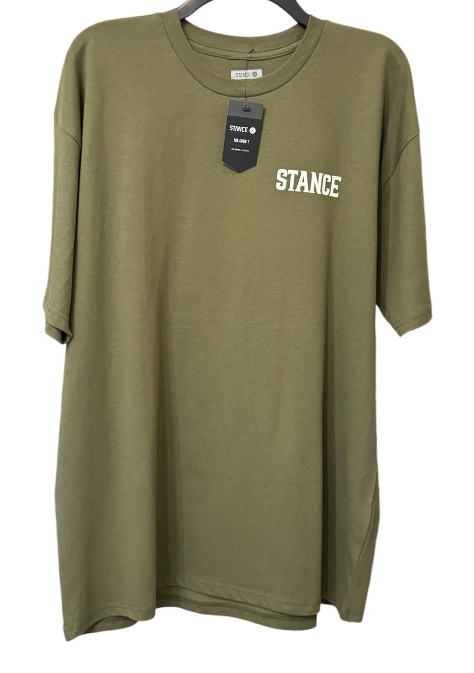 New ~ STANCE ~ 100% Cotton Saddleback Short Sleeve Tee Size XS
